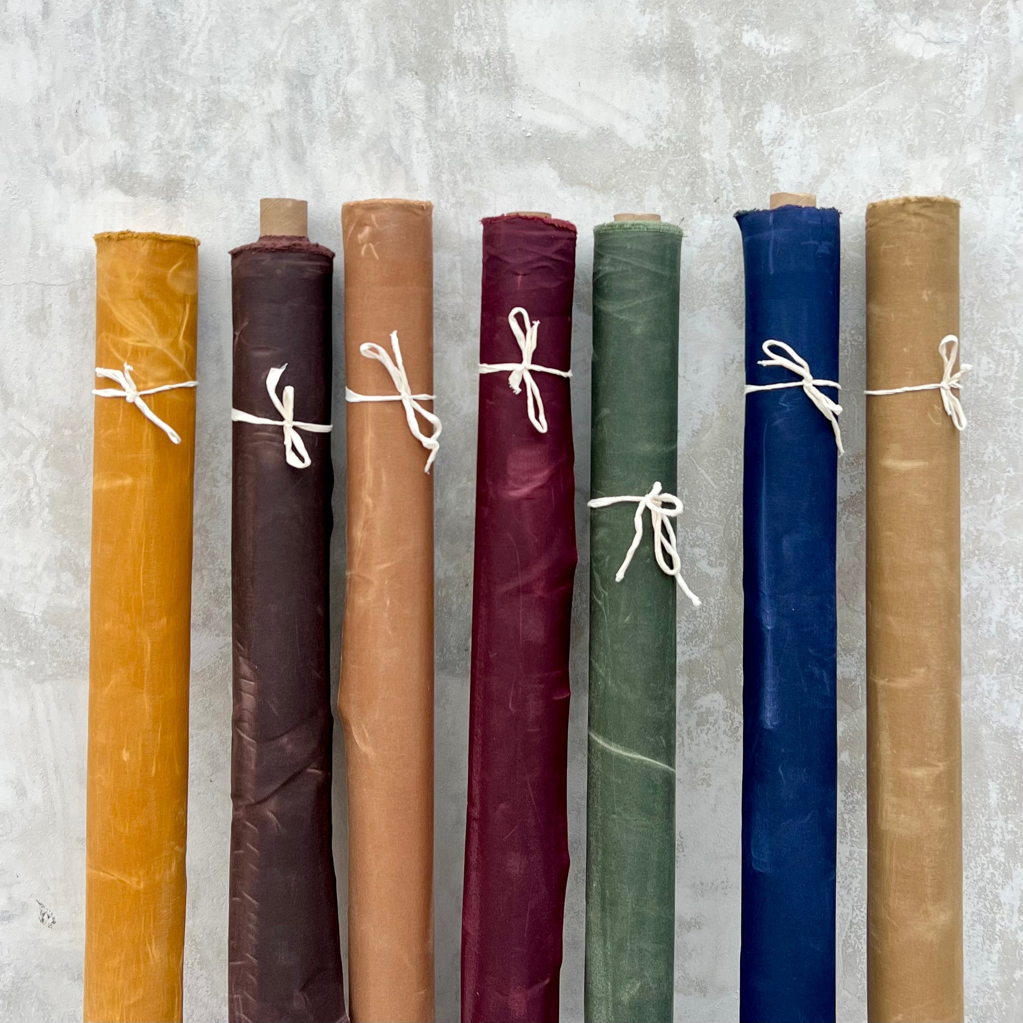 Waxed Canvas, multiple colorways, 1/4 yard