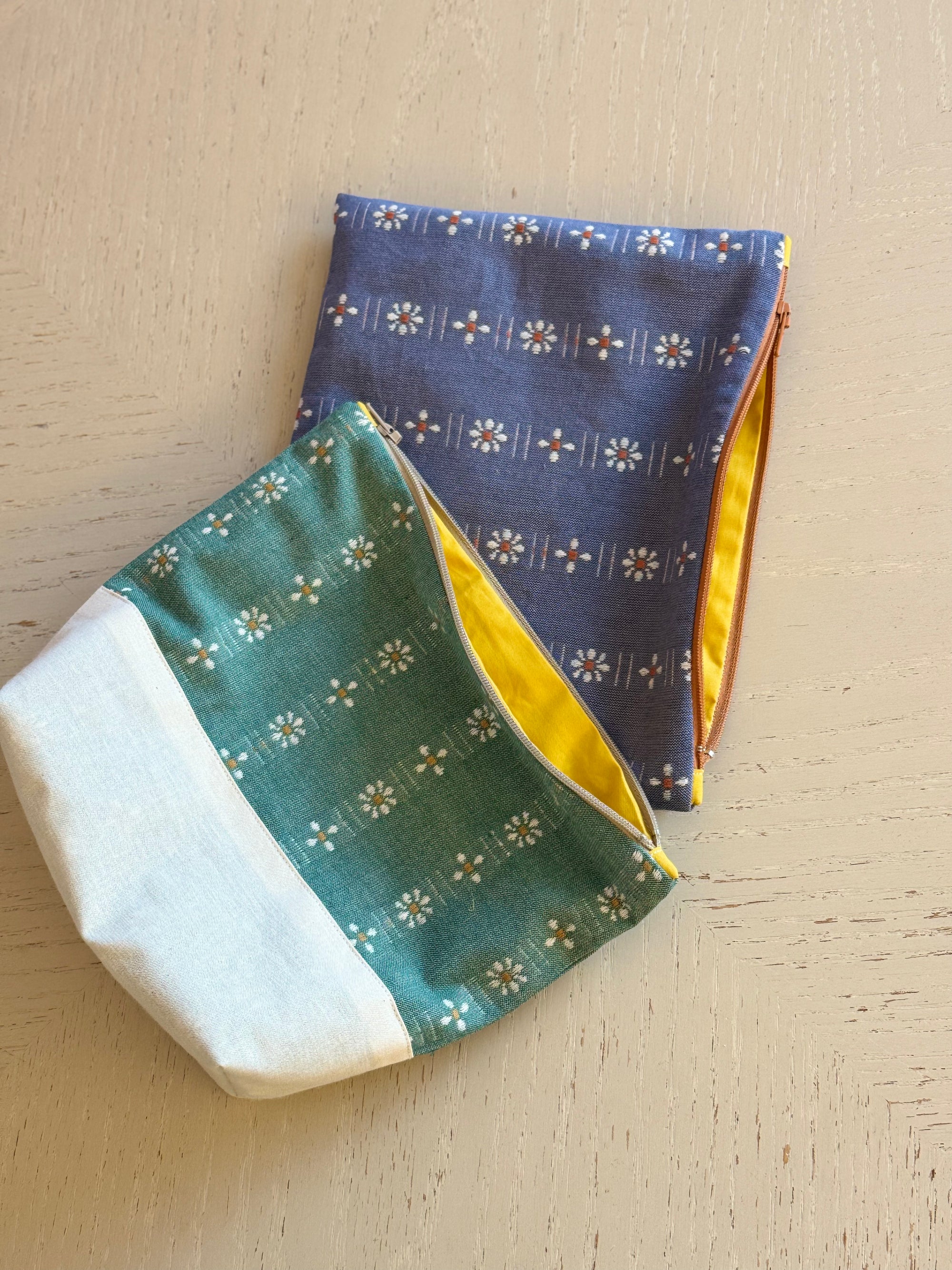 Class: Sew Two Zipper Pouches with Evan! Saturday March 8, 9AM-12PM