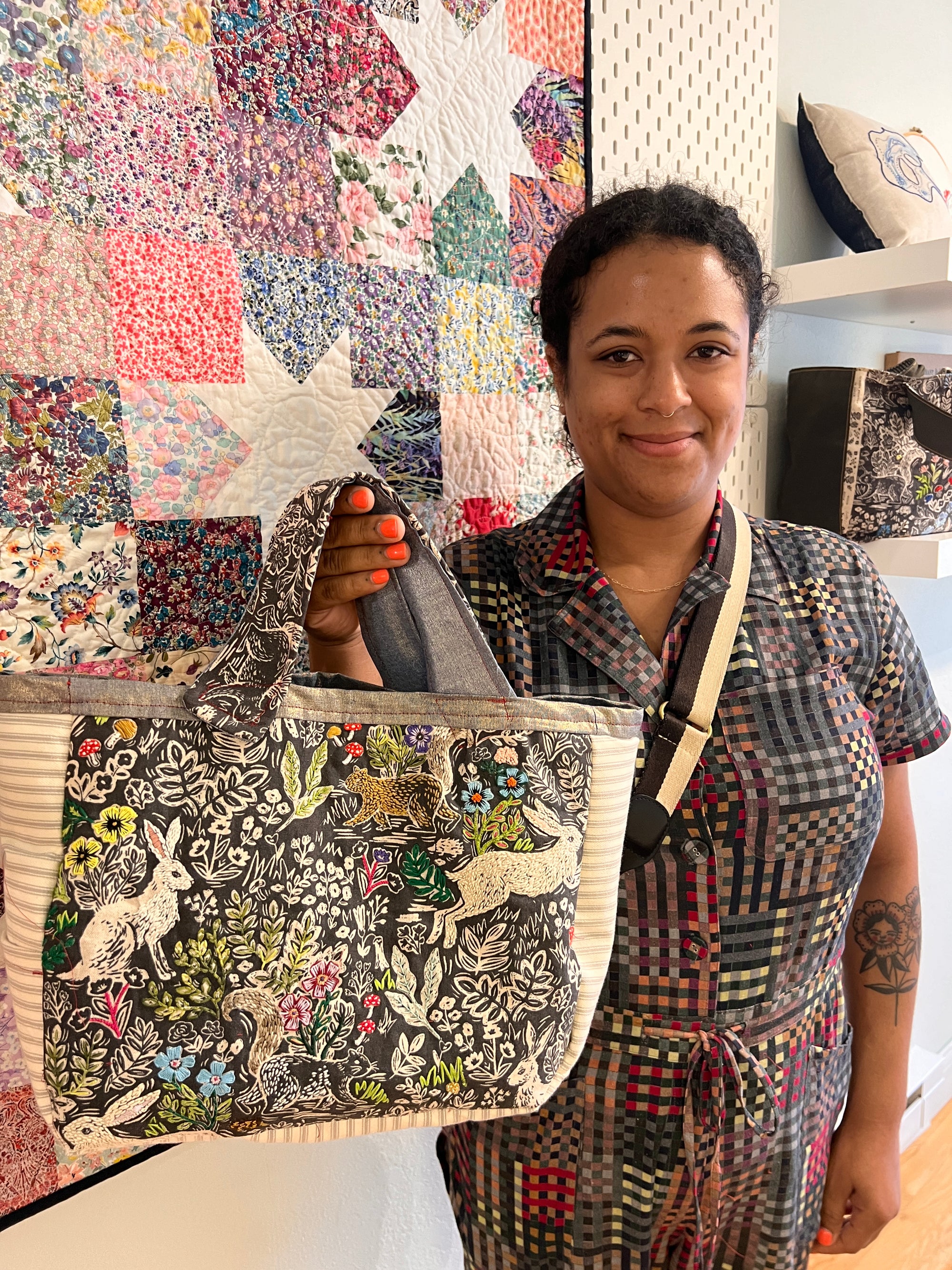 Class: Side Handle Gusset Tote with Sarah, Friday May 23, 1-4PM
