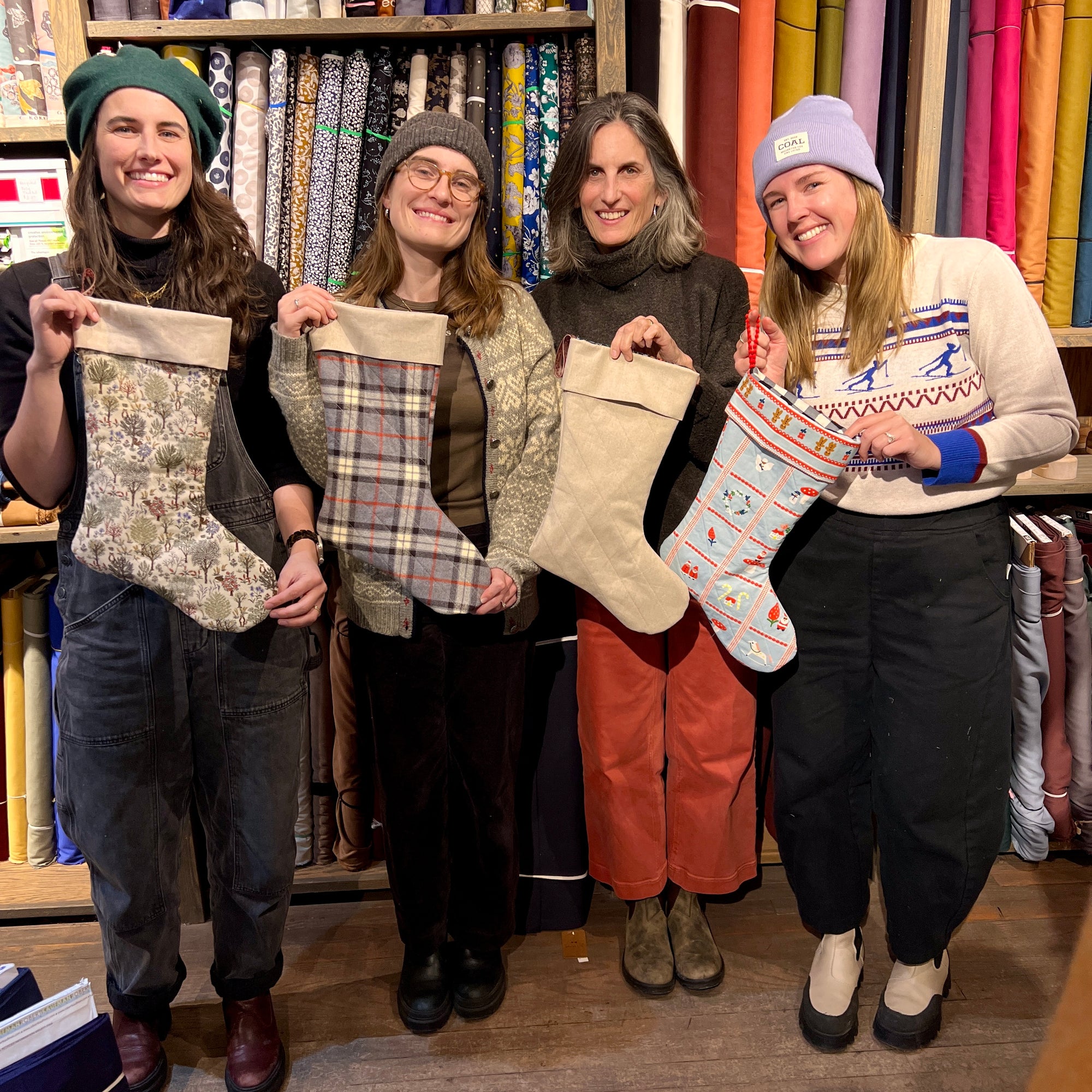 Class: Sew a Quilted Christmas Stocking with Sarah, Saturday December 6, 9AM-12PM