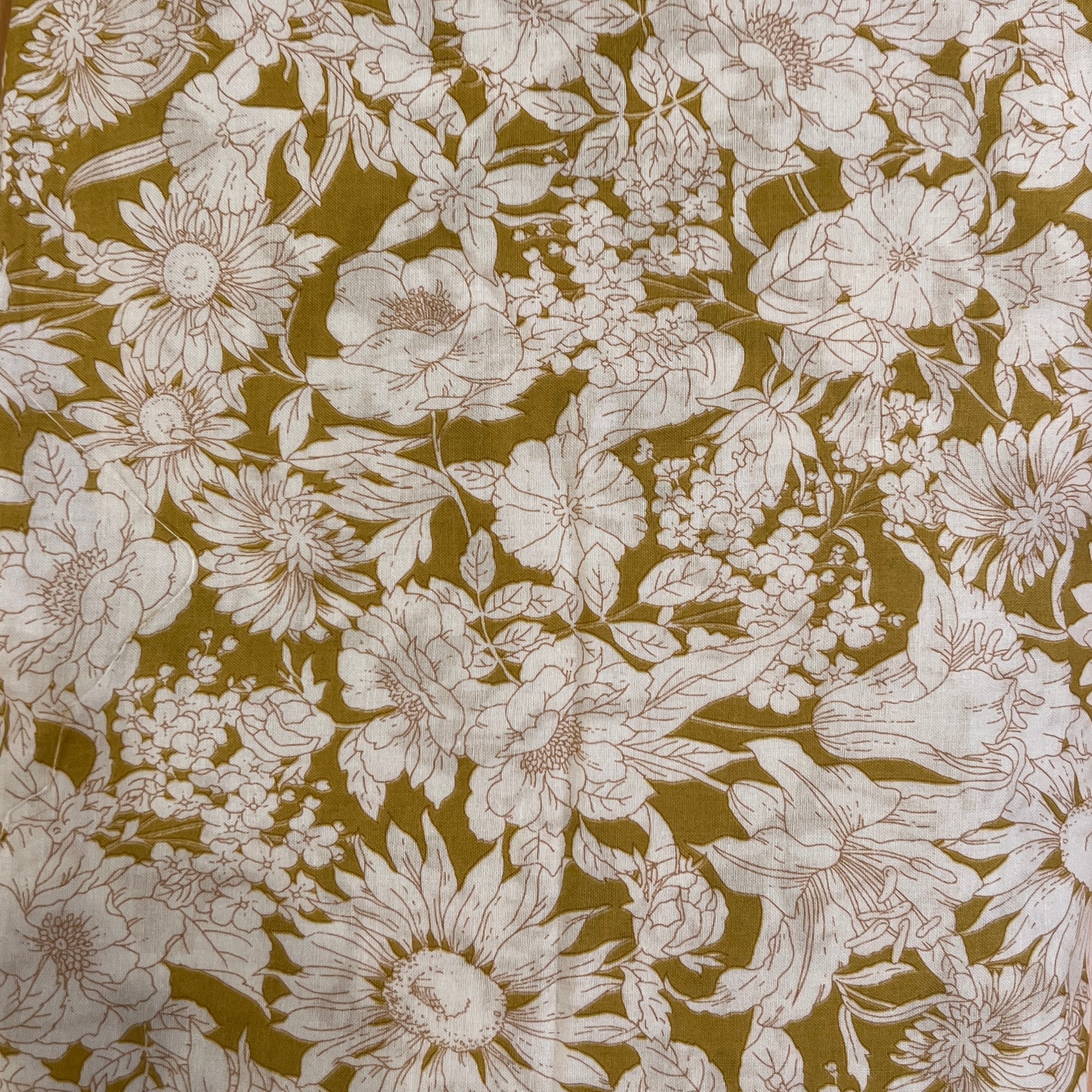 Kokka Flownny, Japanese Cotton Lawn, "Mixed Flowers", multiple colorways, 1/4 yard