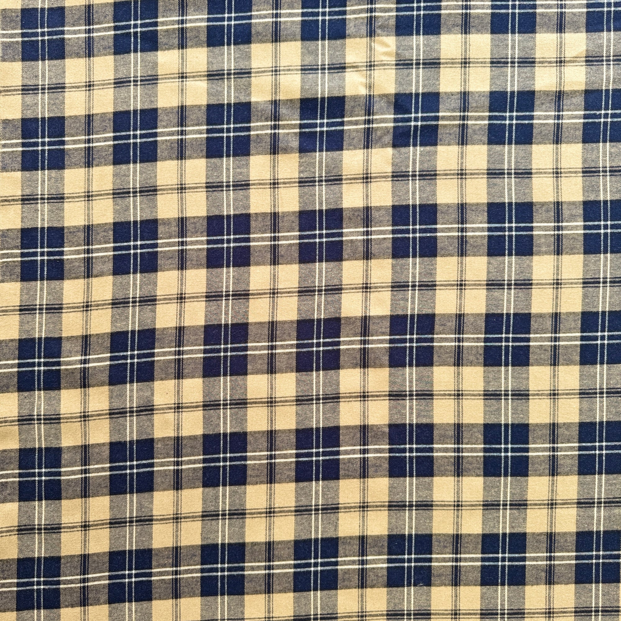 Plaid Yarn-Dyed Cotton Viyella, 1/4 yard