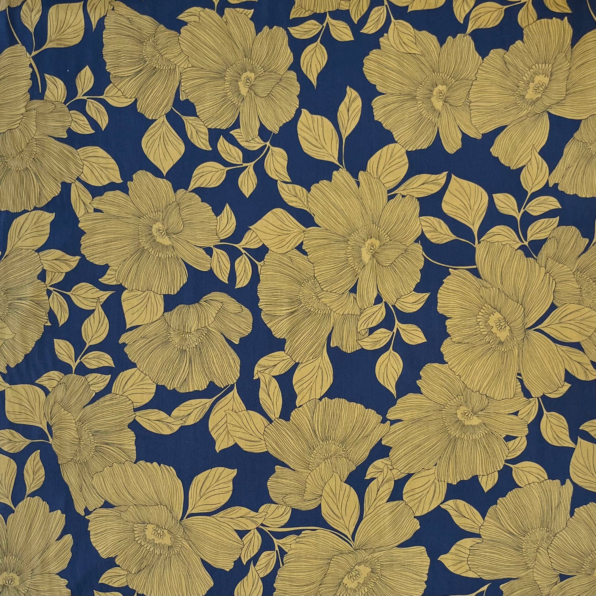 Hokkoh, Paper Poppies Cotton-Rayon Blend, multiple colorways, 1/4 yard