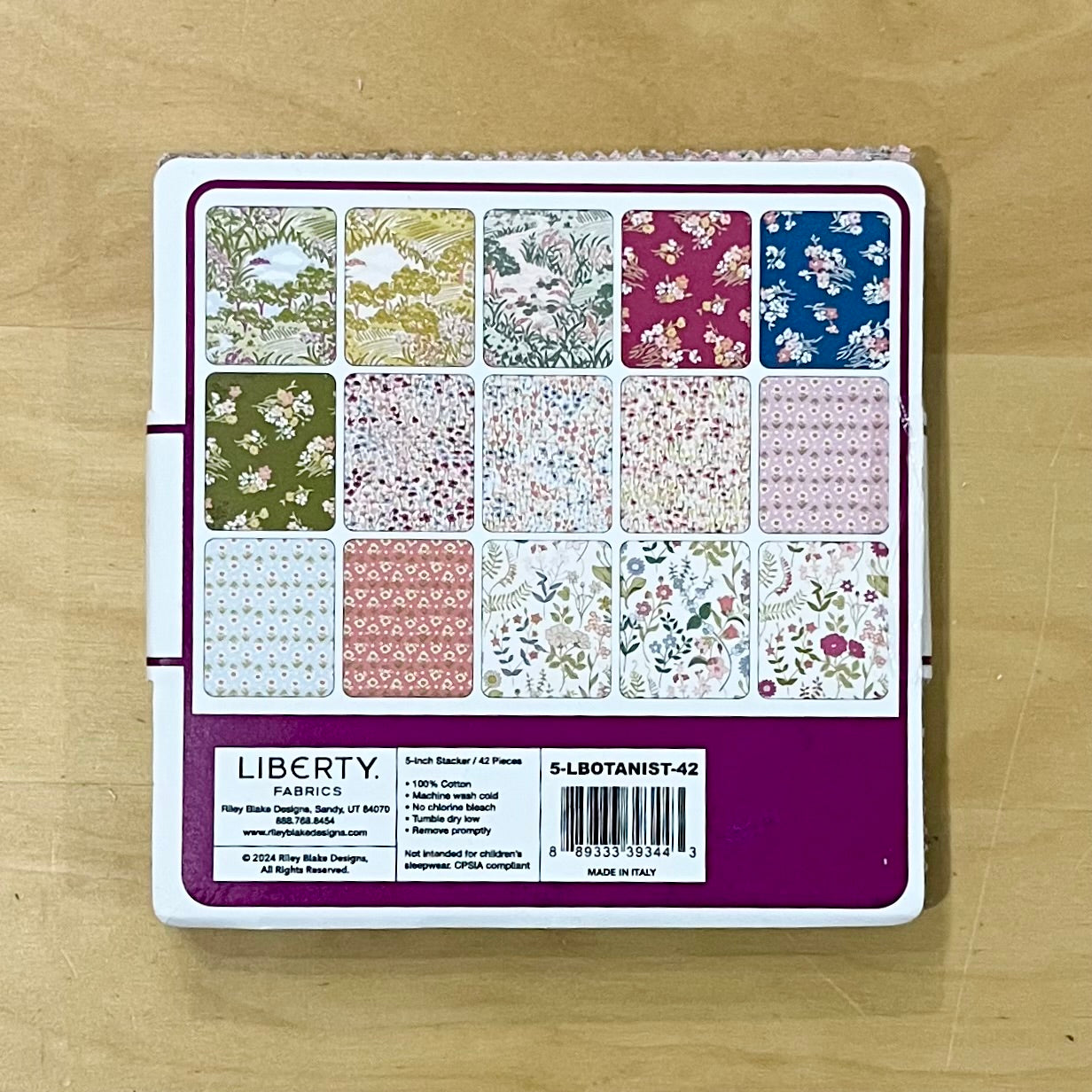 Liberty of London, Botanist's Walk Charm Pack