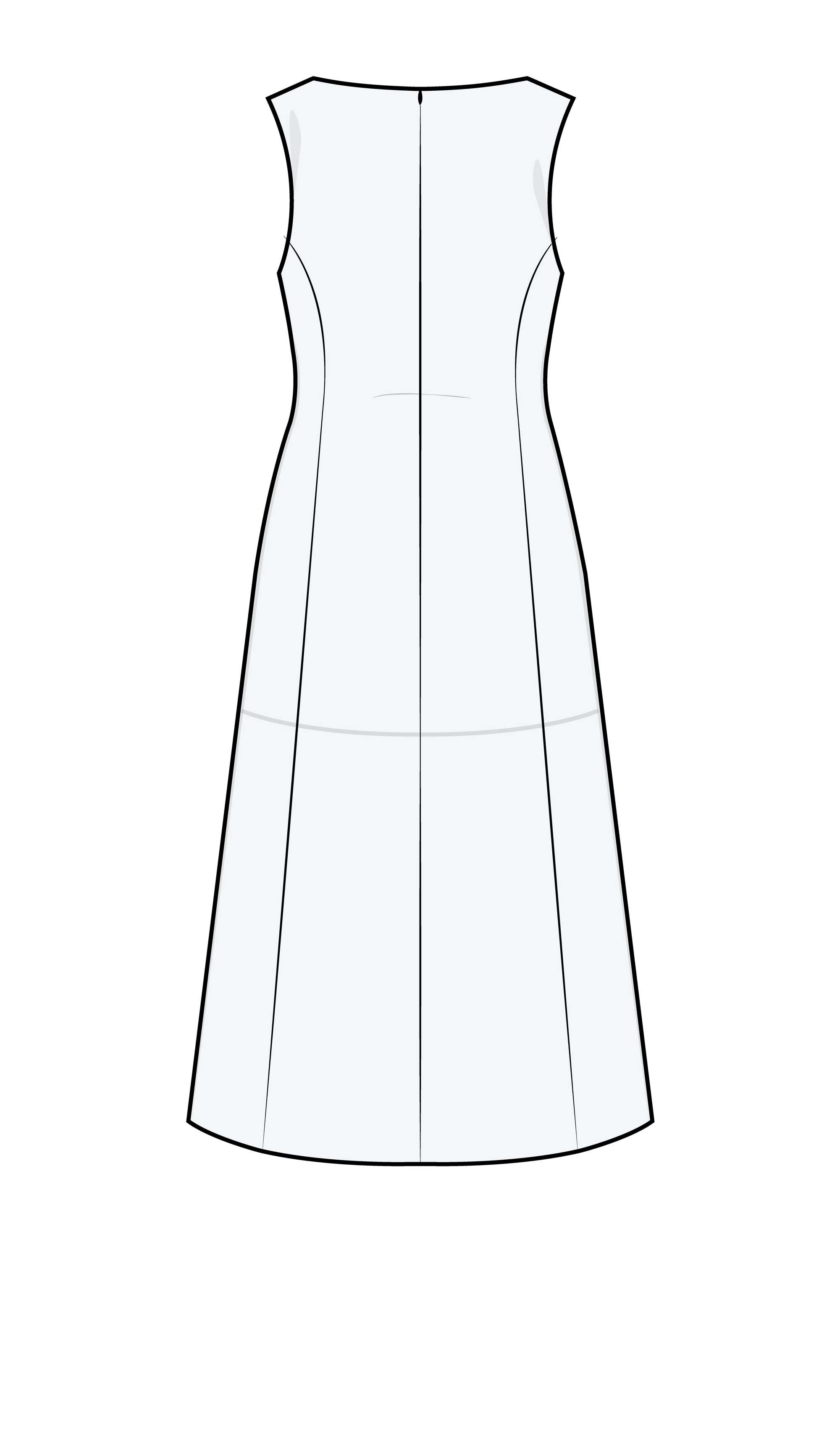 Puff and Pencil, Boatneck Dress PDF Pattern