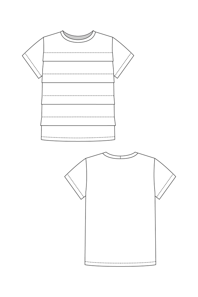 Named Clothing, Laurie Tee, Digital PDF Pattern