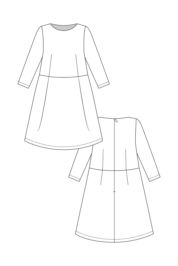 Named Clothing, Lexi A-line Dress, Digital PDF Pattern