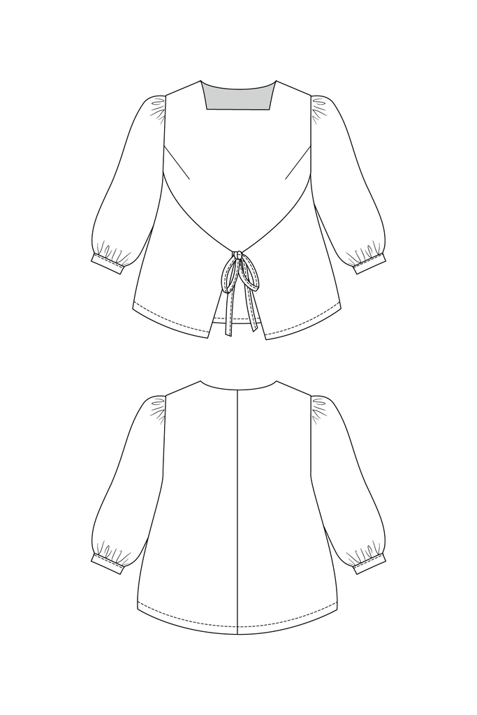 Named Clothing, Lilja Dress, Pinafore and Blouse, Digital PDF Pattern (with or without printing)