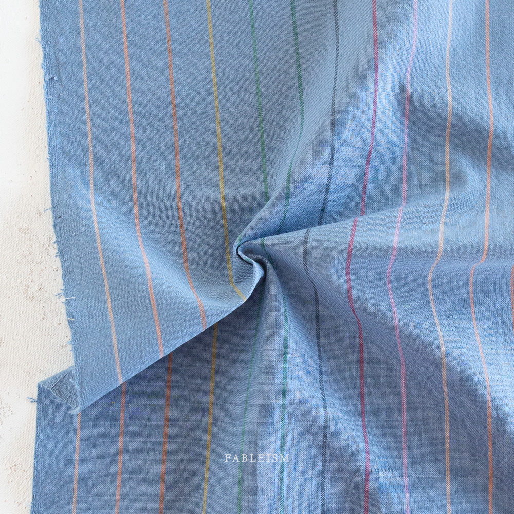 Fableism Lucky Loom, Skinny Stripe, Luna, 1/4 yard
