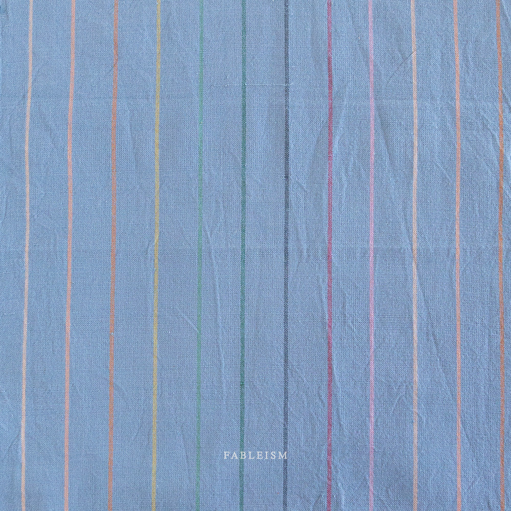 Fableism Lucky Loom, Skinny Stripe, Luna, 1/4 yard