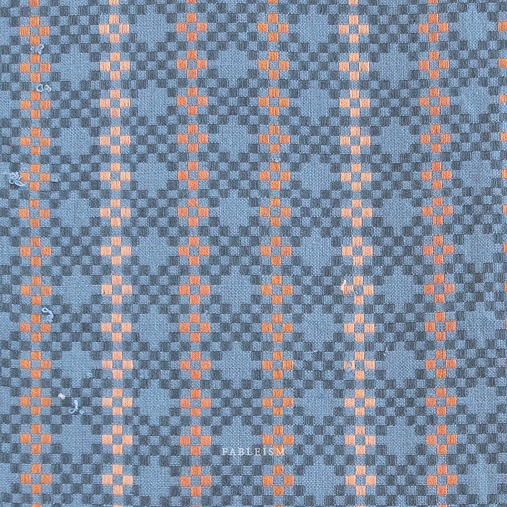 Fableism Lucky Loom, Mosaic, Blue, 1/4 yard