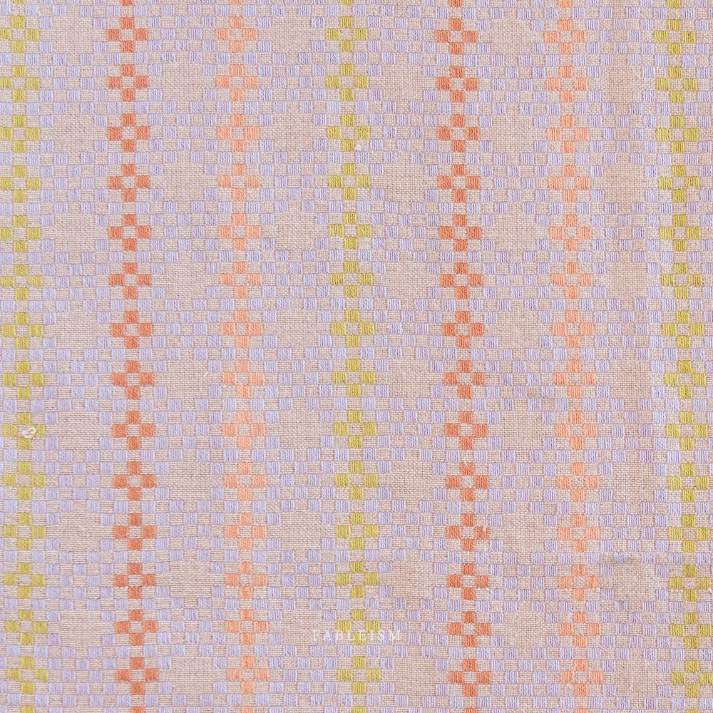 Fableism Lucky Loom, Mosaic, Sweet, 1/4 yard