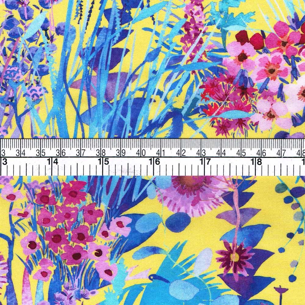 Liberty Tana Lawn Cotton Fabric- Tresco Summer Z,  1/4 yard