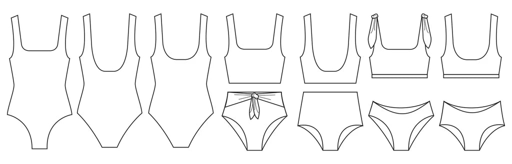 Papercut, Marnie Swimsuit Paper Pattern