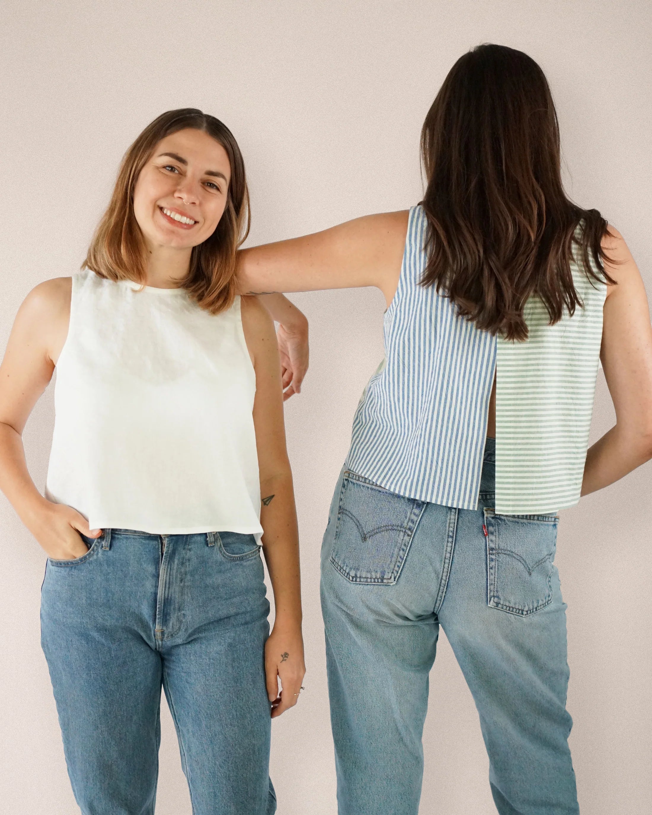 Matchy Matchy Sewing Club, Open Back Smock Top, Digital PDF