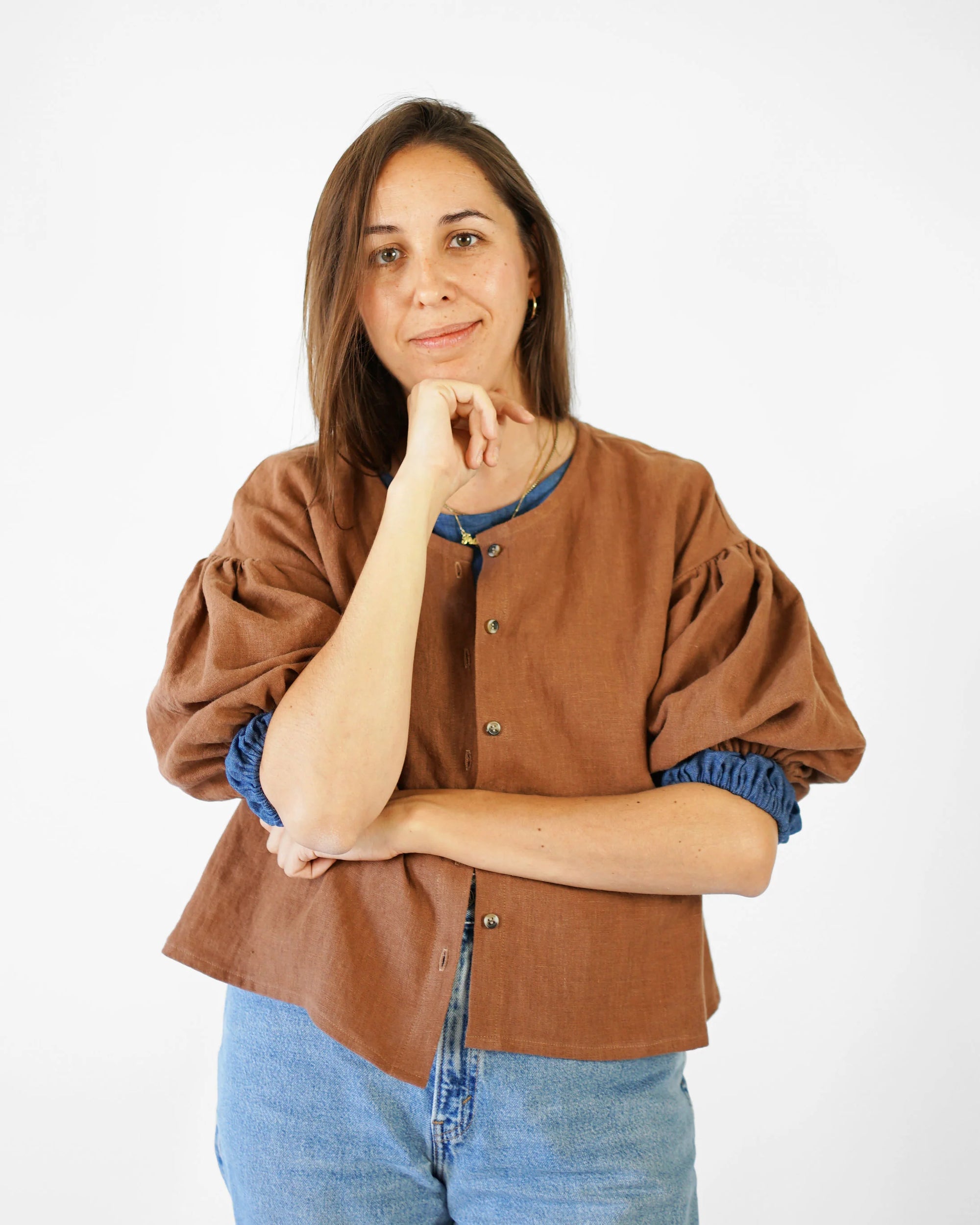 Matchy Matchy Sewing Club, Perfect Puff Sleeve Top, Digital PDF Pattern