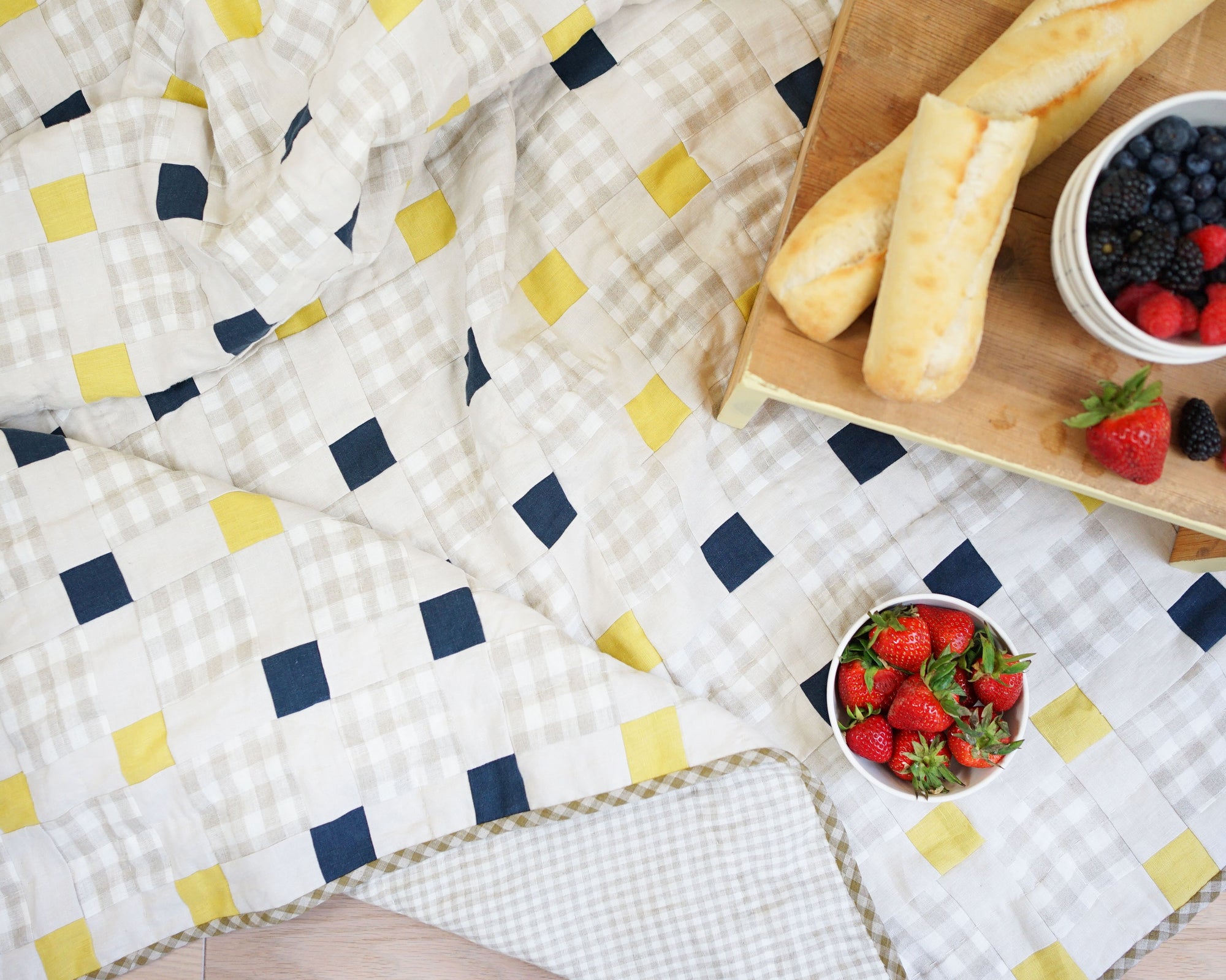 Matchy Matchy Sewing Club, Picnic Square Quilt Pattern
