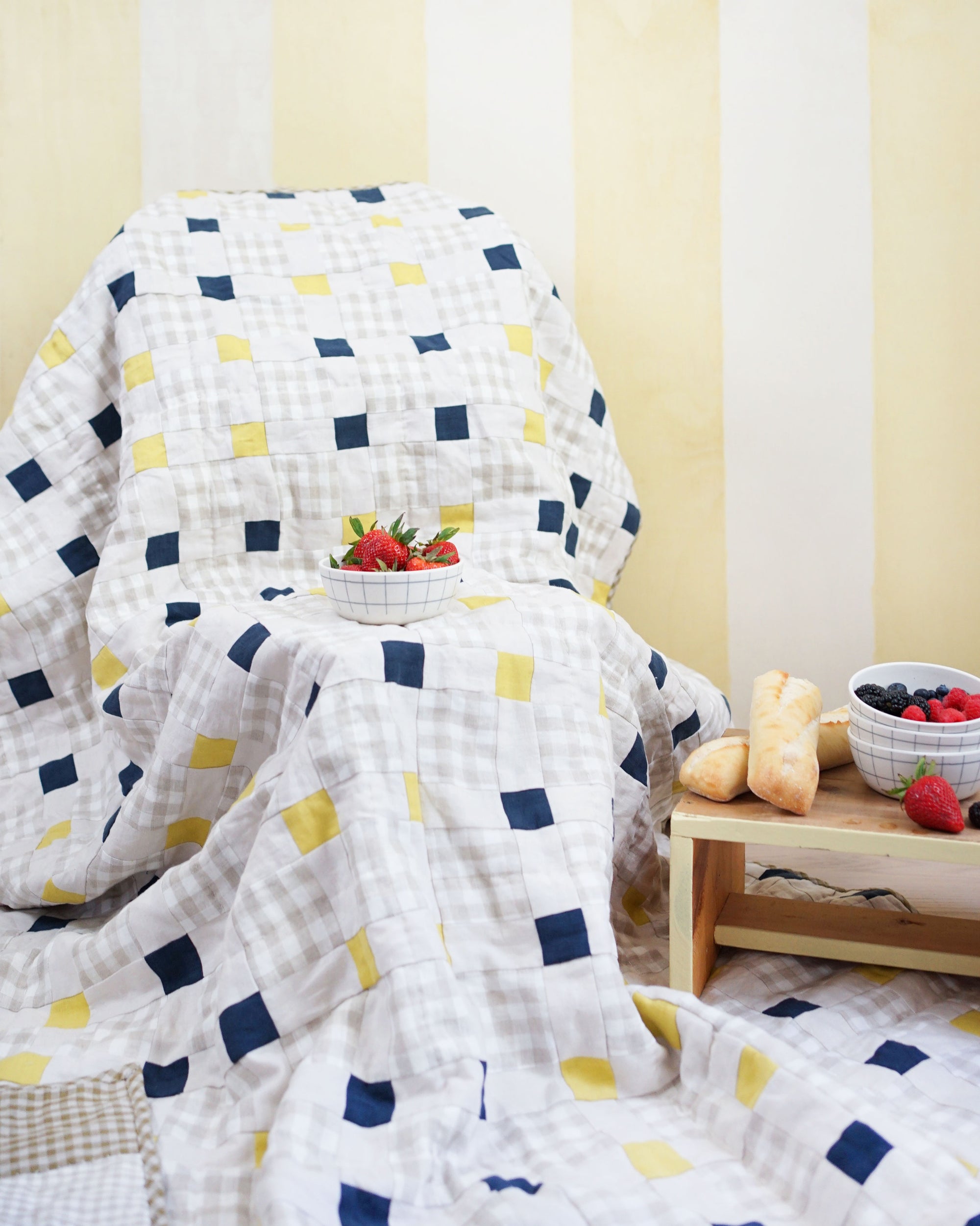 Matchy Matchy Sewing Club, Picnic Square Quilt Pattern