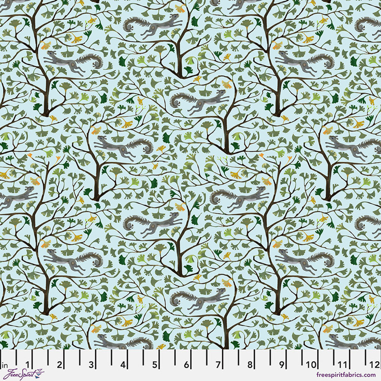 Backyard Wonder, Gingko Acrobat, 1/4 yard, Pre-order Arriving soon