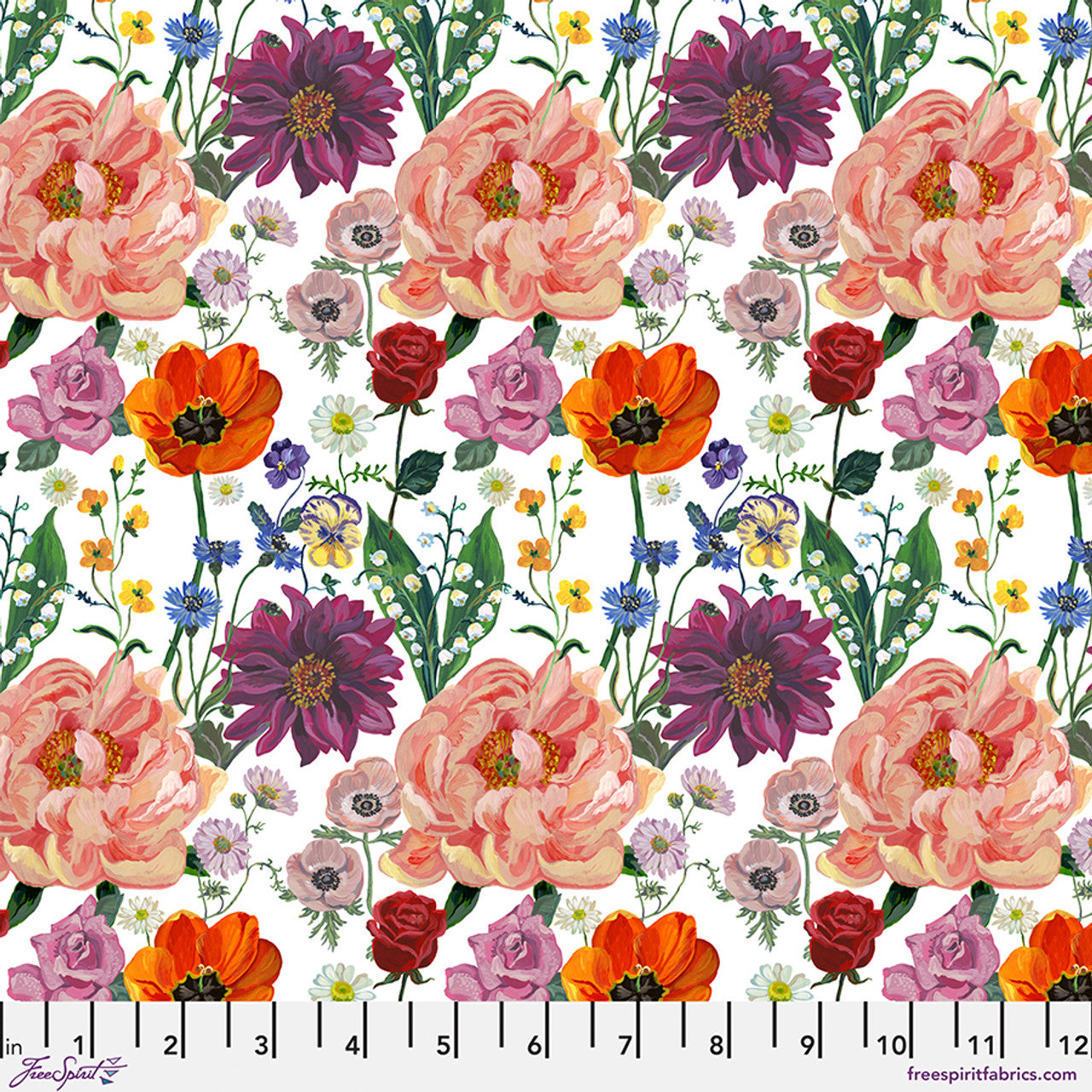 Natalie Lete, Pastoral Symphony, Happy Garden, 1/4 yard, Pre-order Arriving soon