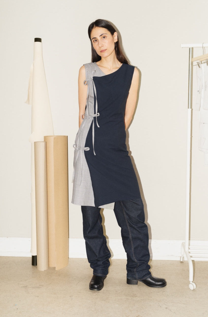 Puff and Pencil, Crossover Dress PDF Pattern