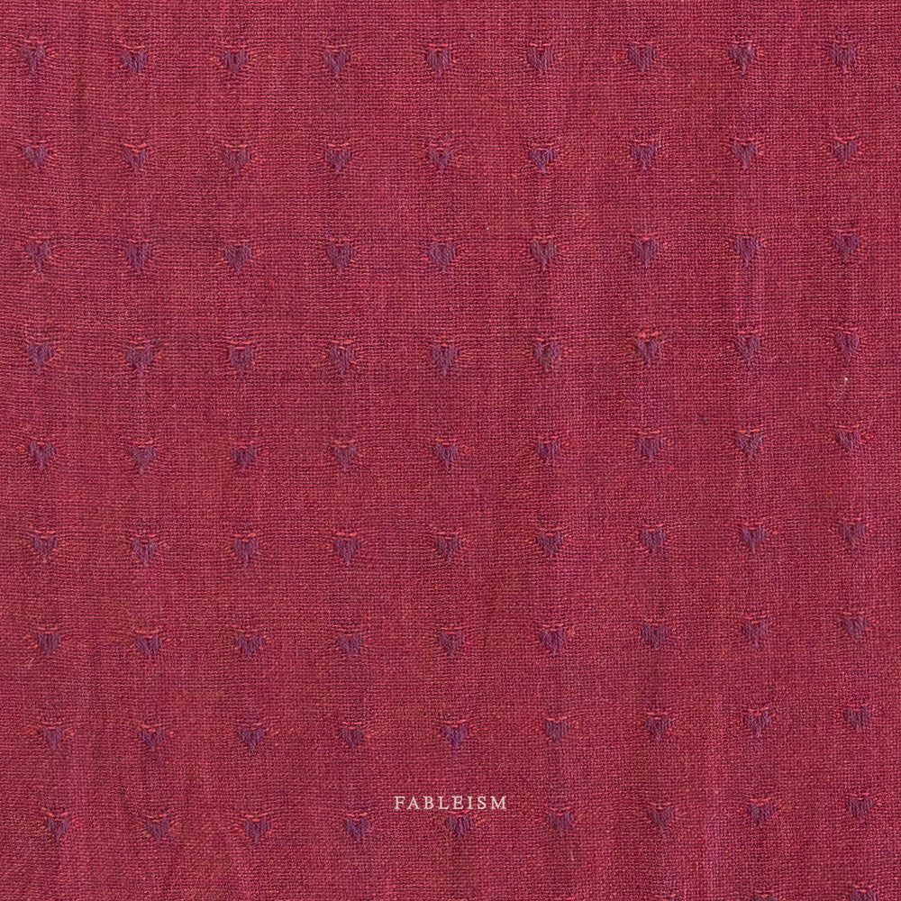 Fableism Queen of Hearts 55" wide, Maraschino Dobby, 1/4 yard