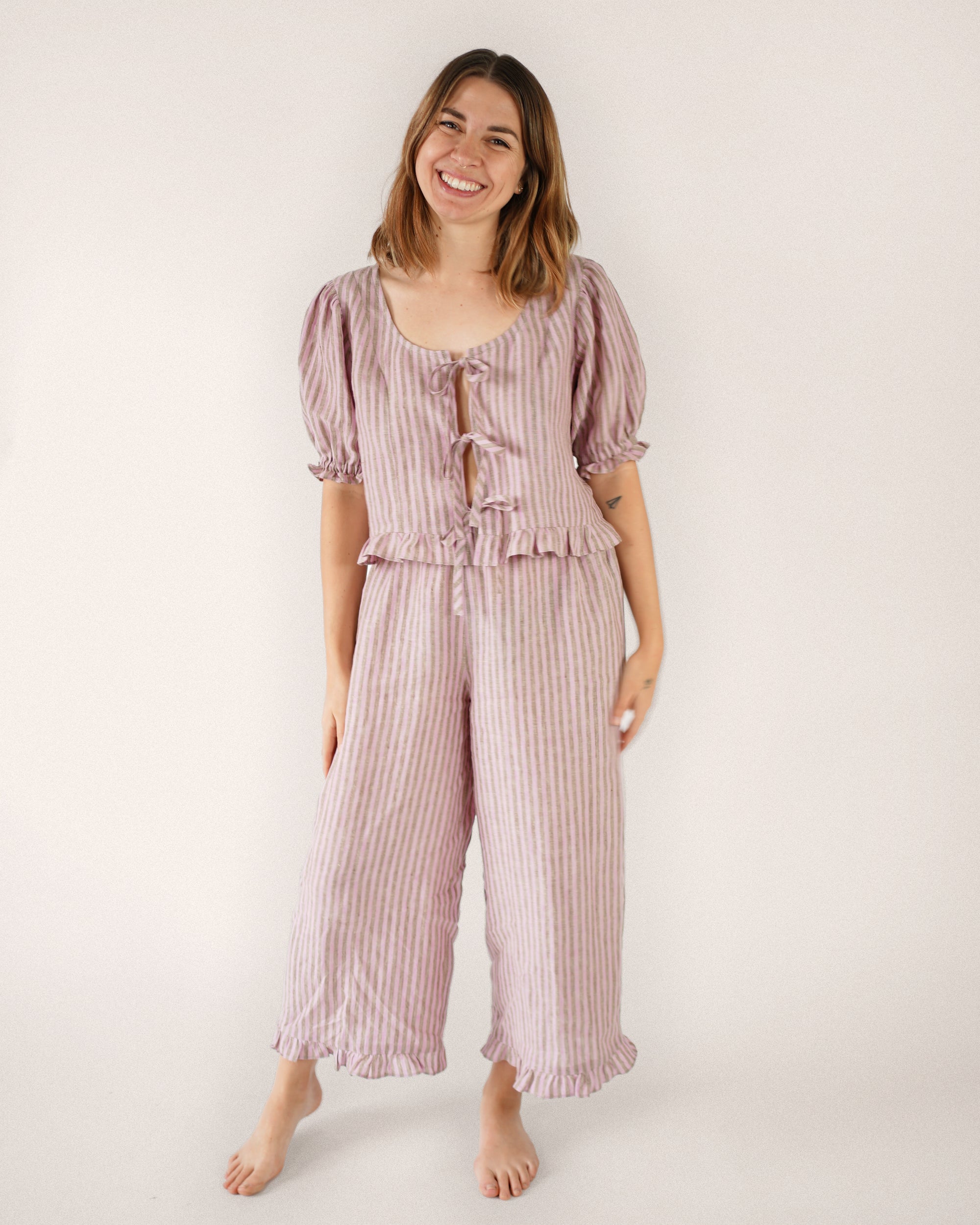 Matchy Matchy Sewing Club, Ruffle Brunch Set PDF Pattern (with or without printing)