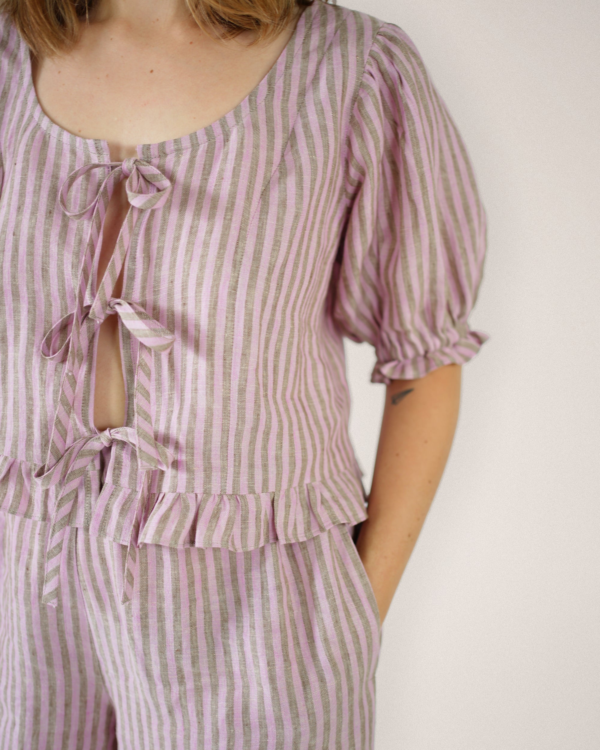 Matchy Matchy Sewing Club, Ruffle Brunch Set PDF Pattern (with or without printing)