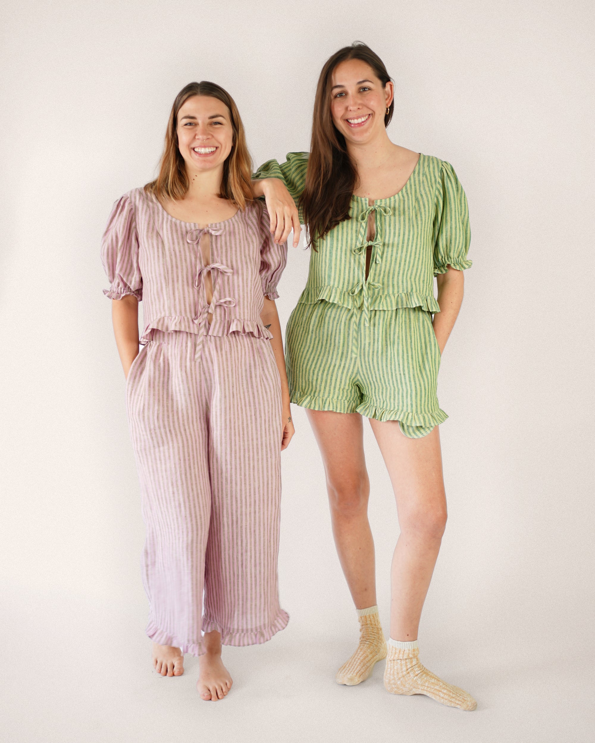 Matchy Matchy Sewing Club, Ruffle Brunch Set PDF Pattern (with or without printing)