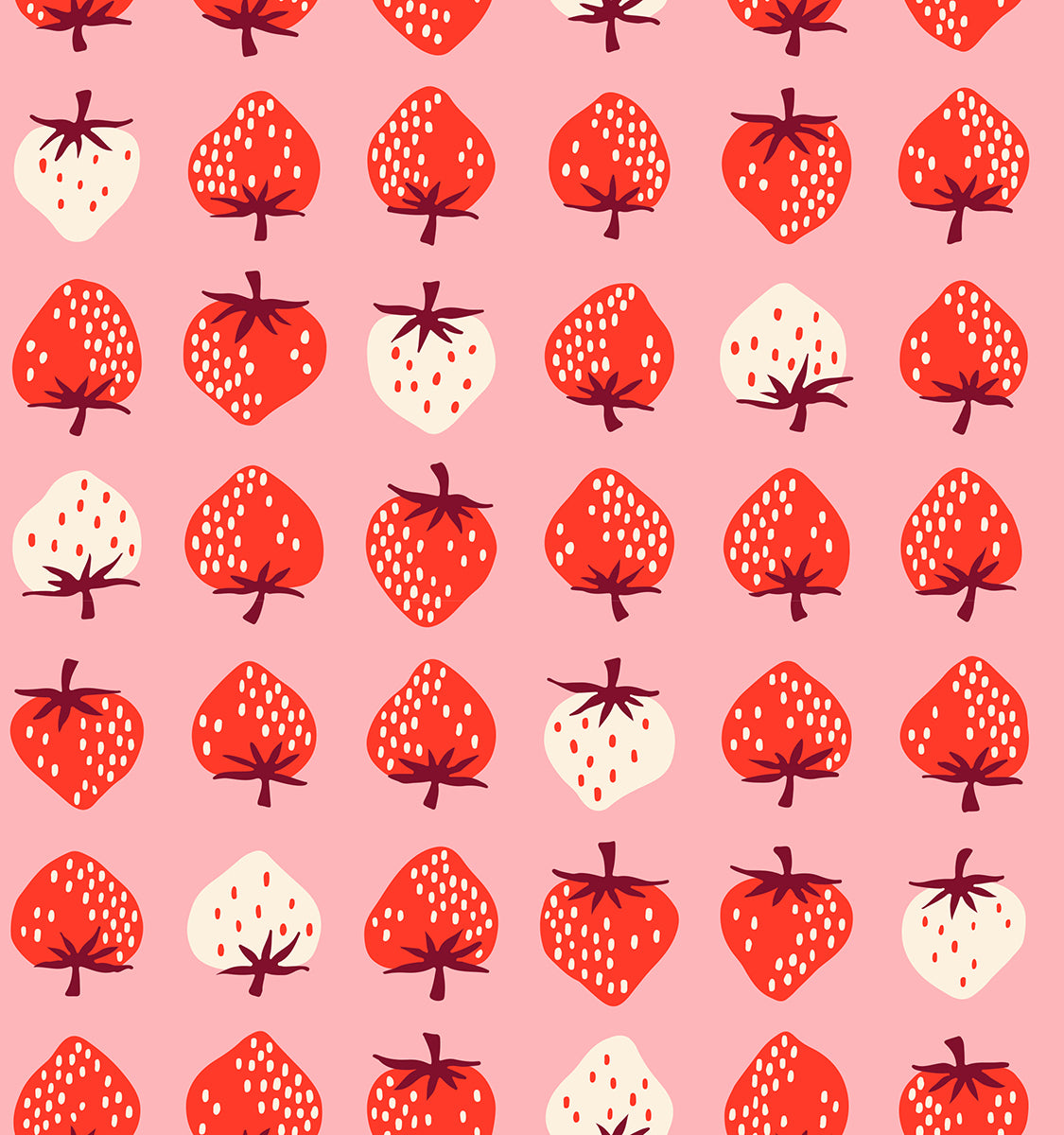 Ruby Star, Strawberry Cotton Fabric, multiple colorways, 1/4 yard