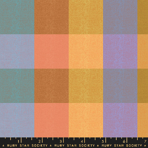 Ruby Star Society, Ooh Lucky Lucky Warp and Weft Wovens, Party Dress Plaid, rose or wildflower, 1/4 yard