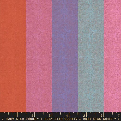 Ruby Star Society, Ooh Lucky Lucky Warp and Weft Wovens, Poolside Stripe, 1/4 yard