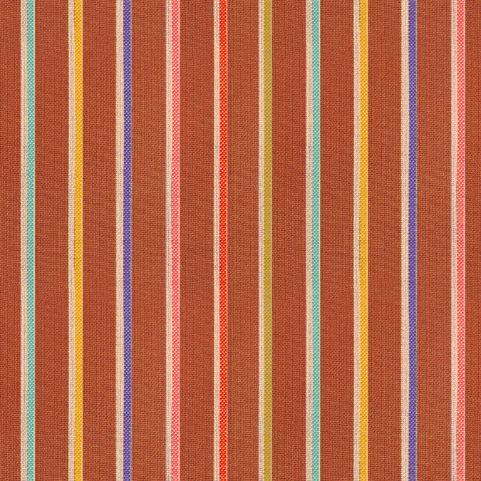 Ruby Star Society, Ooh Lucky Lucky Warp and Weft Wovens, Sketch Stripe, citron or maple leaf, 1/4 yard