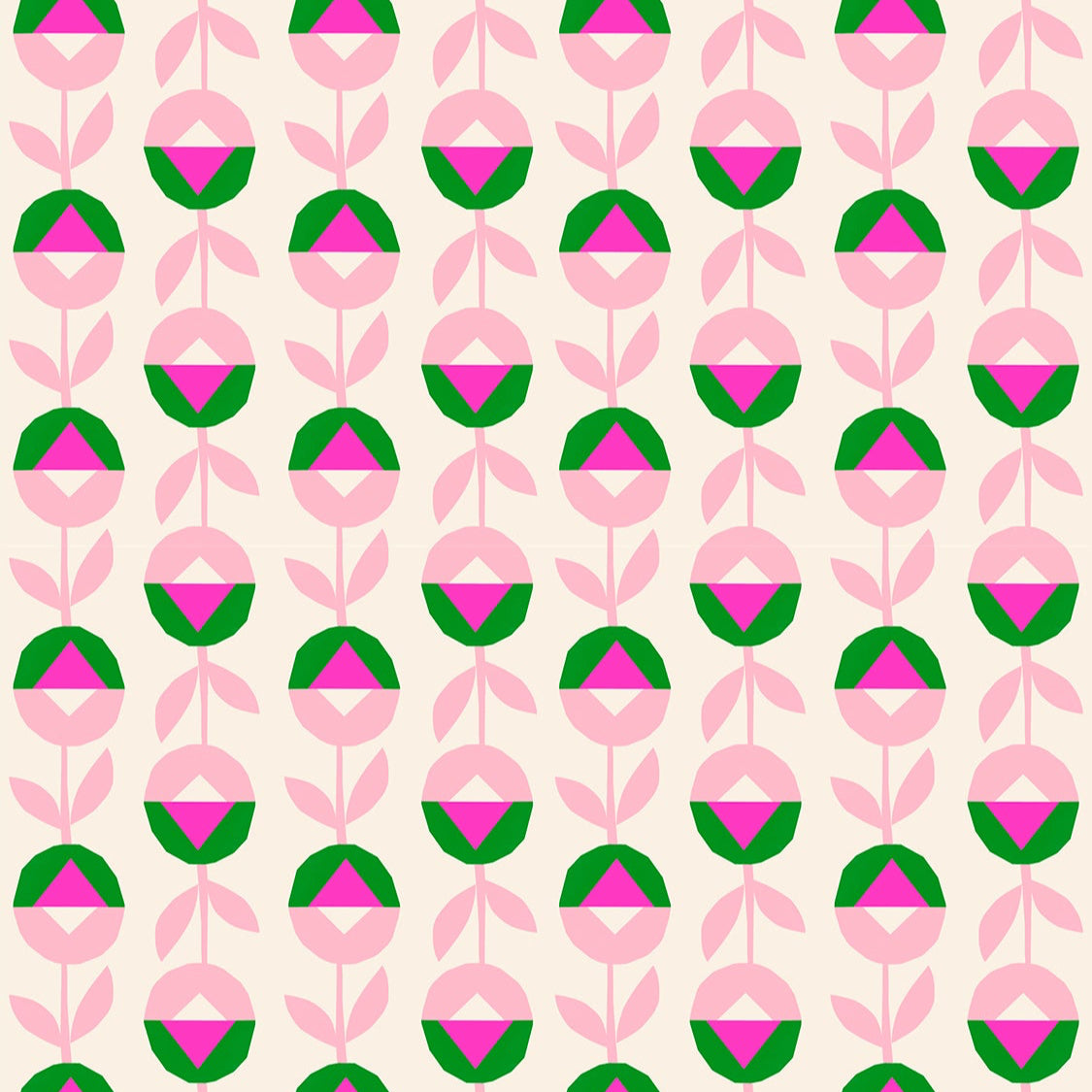 Ruby Star, Eye Candy "Flower Chain", Cotton Fabric, multiple colorways, 1/4 yard