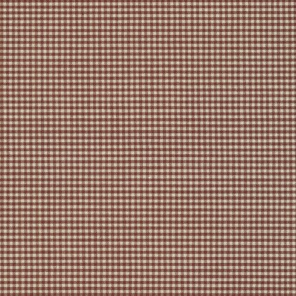 Crawford Shirting, Checks or Stripes (multiple sizes), Brown, 1/4 yard