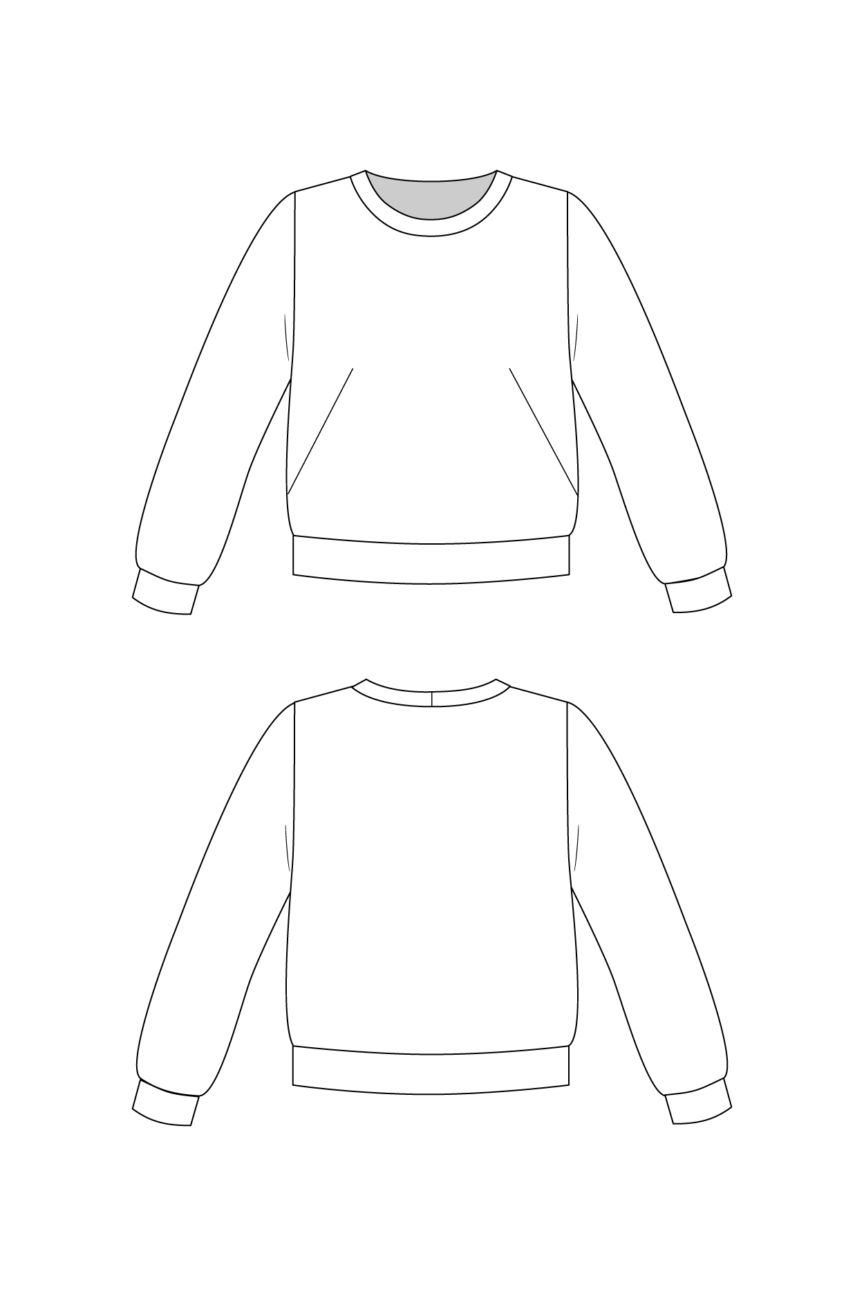 Named Clothing, Sloane Sweatshirt, Paper Pattern