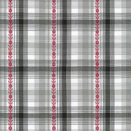Ponderosa Plaids - Gray, 1/4 yard
