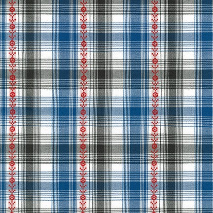 Ponderosa Plaids - Blue, 1/4 yard