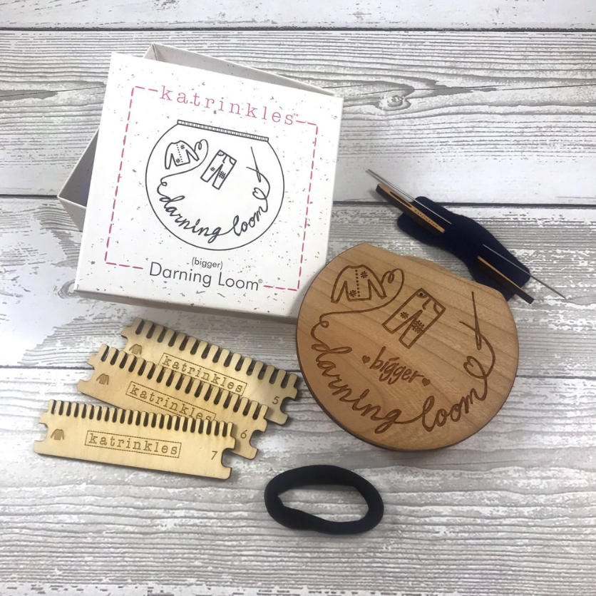 Katrinkles Darning & Mending Loom Kit, 3 sizes (Bigger, Smaller, Tiny)