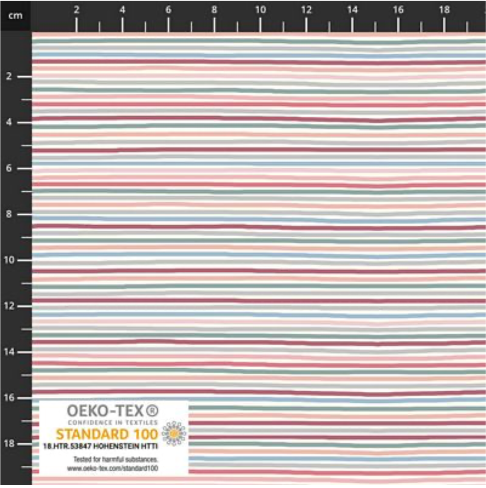 Stof Avalana Jersey, Hand Drawn Stripe, multiple colorways, 1/4 yard