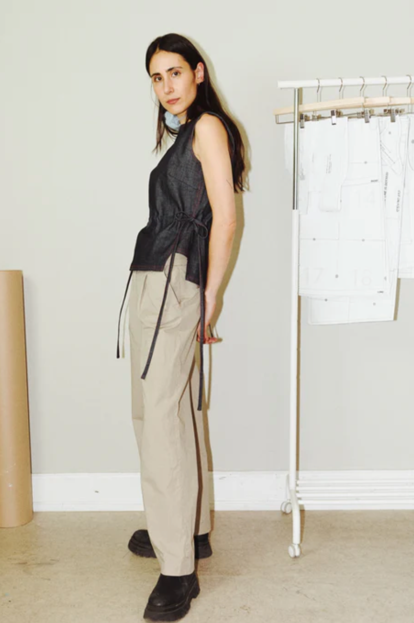Puff and Pencil, Tie Waist Blouse PDF Pattern