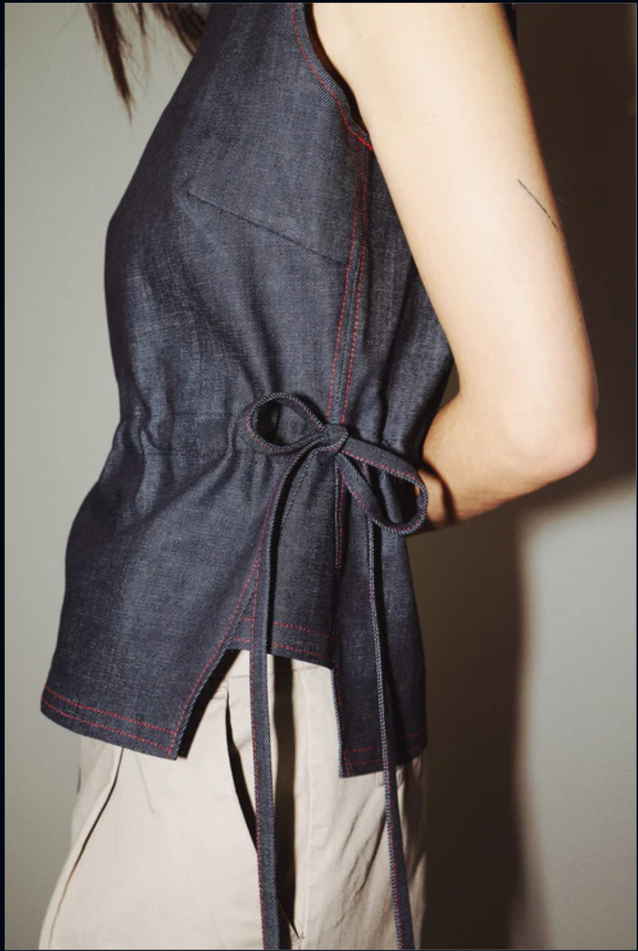 Puff and Pencil, Tie Waist Blouse PDF Pattern