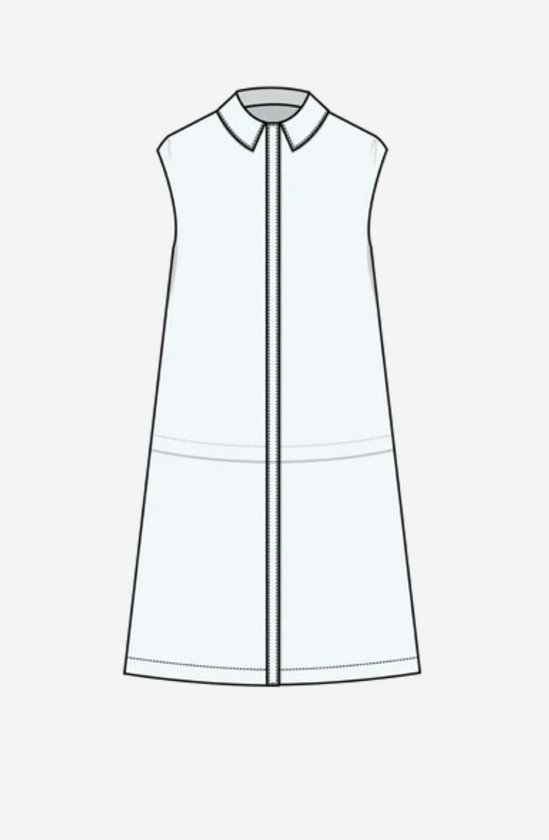Puff and Pencil, Luna Vest PDF Pattern