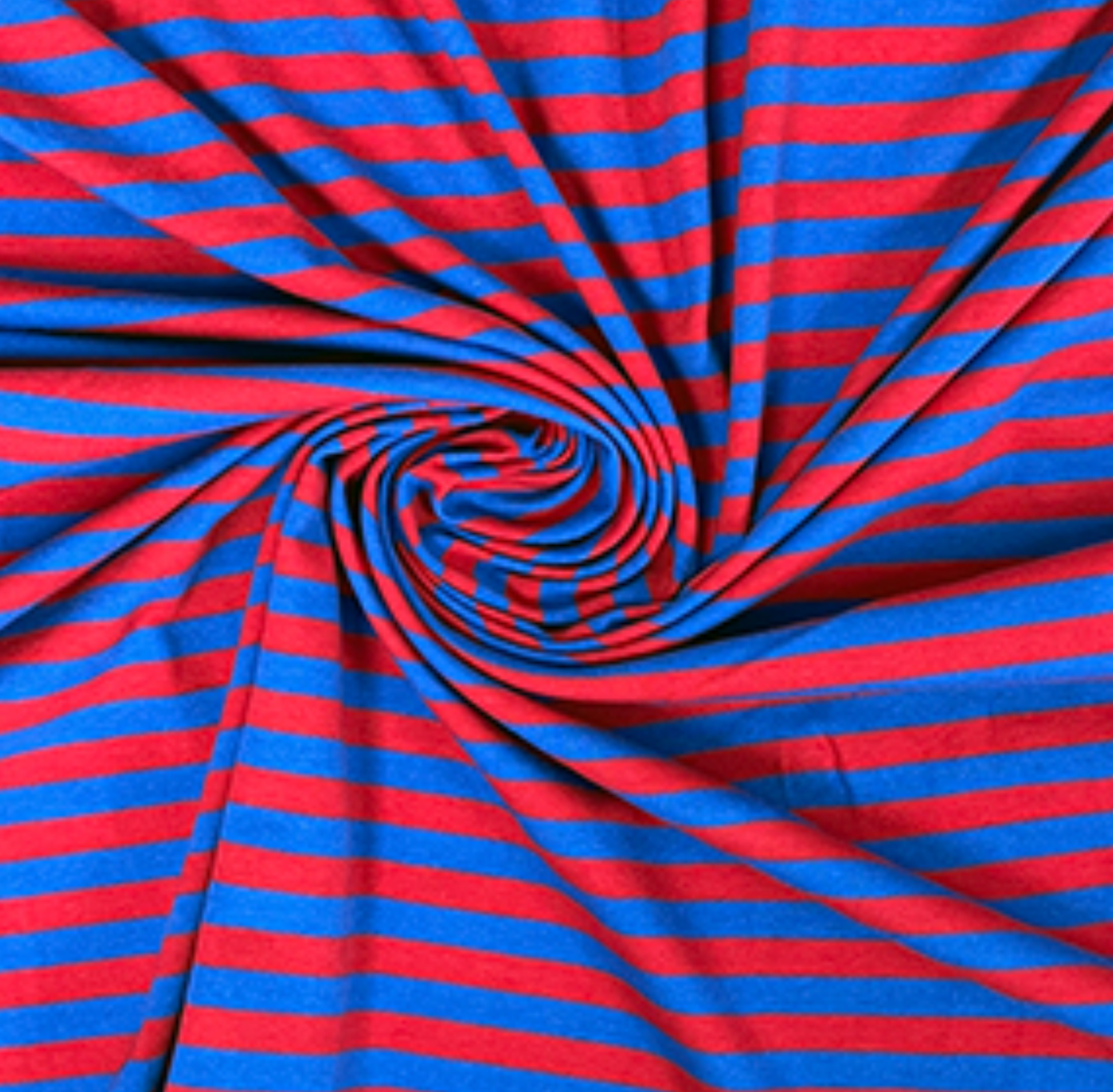 New "Vintage" Summer Stripes, red and blue, 1/4 yard
