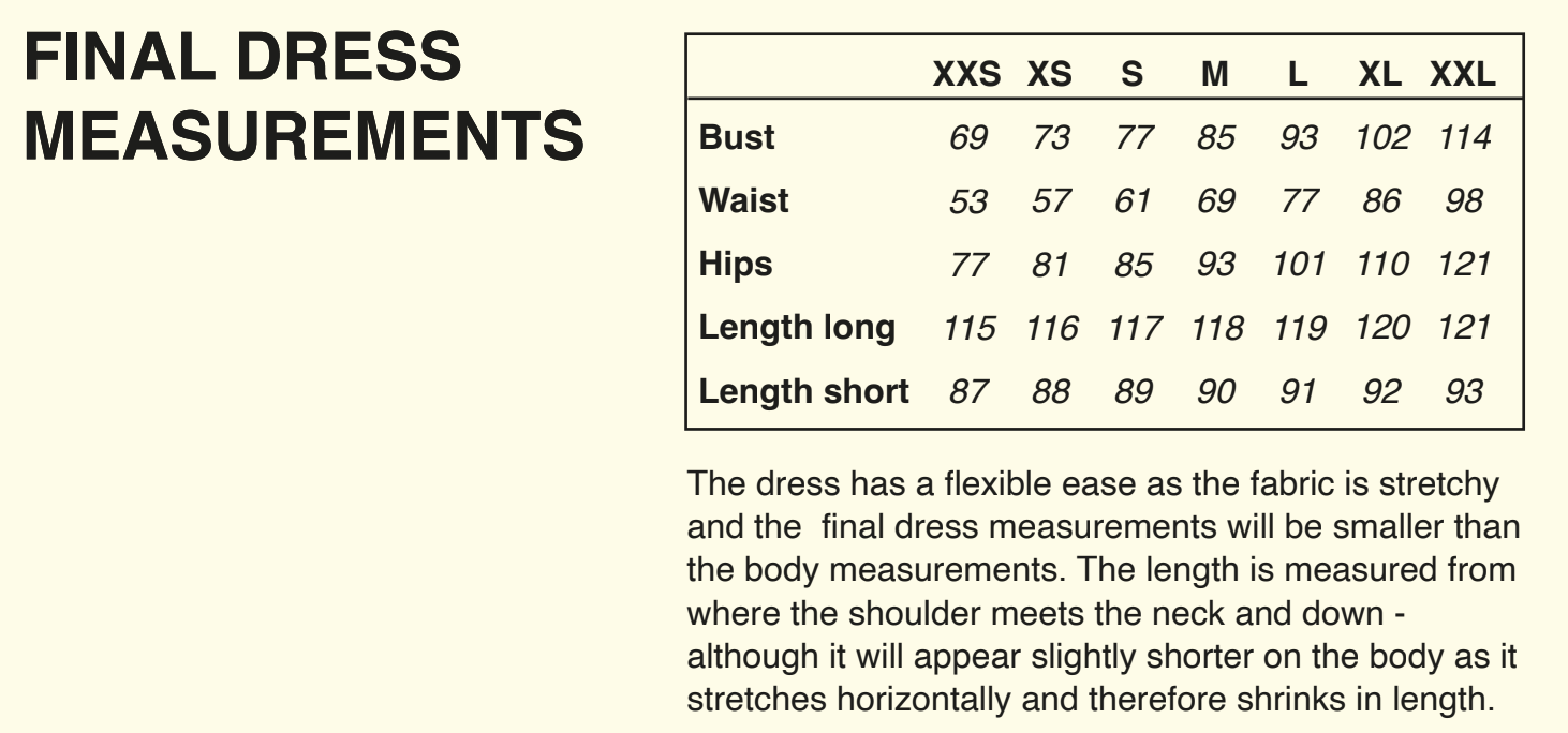 Puff and Pencil, Wavy Hem Dress PDF Pattern