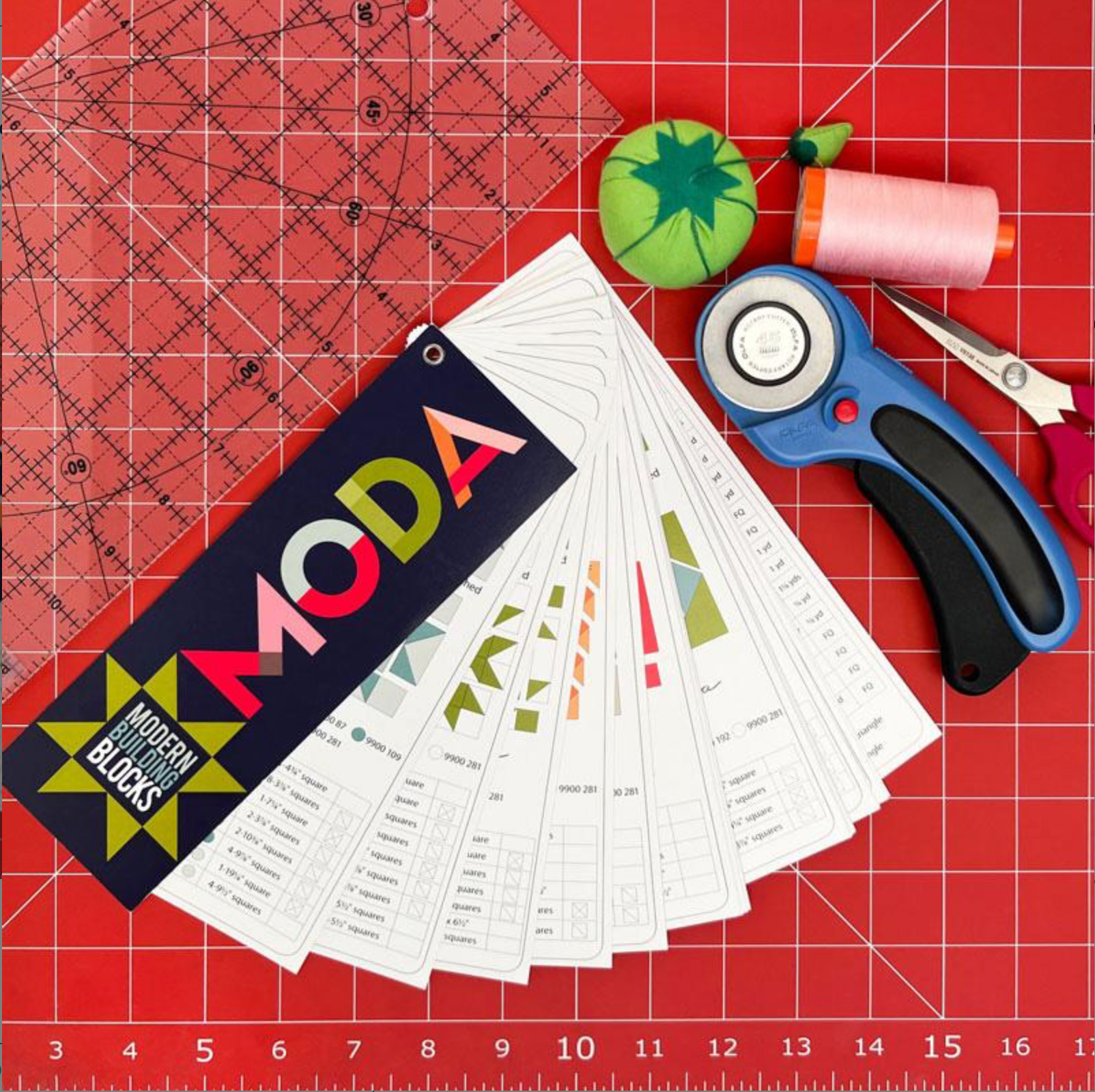 Moda Modern Building Blocks Quilt Pattern