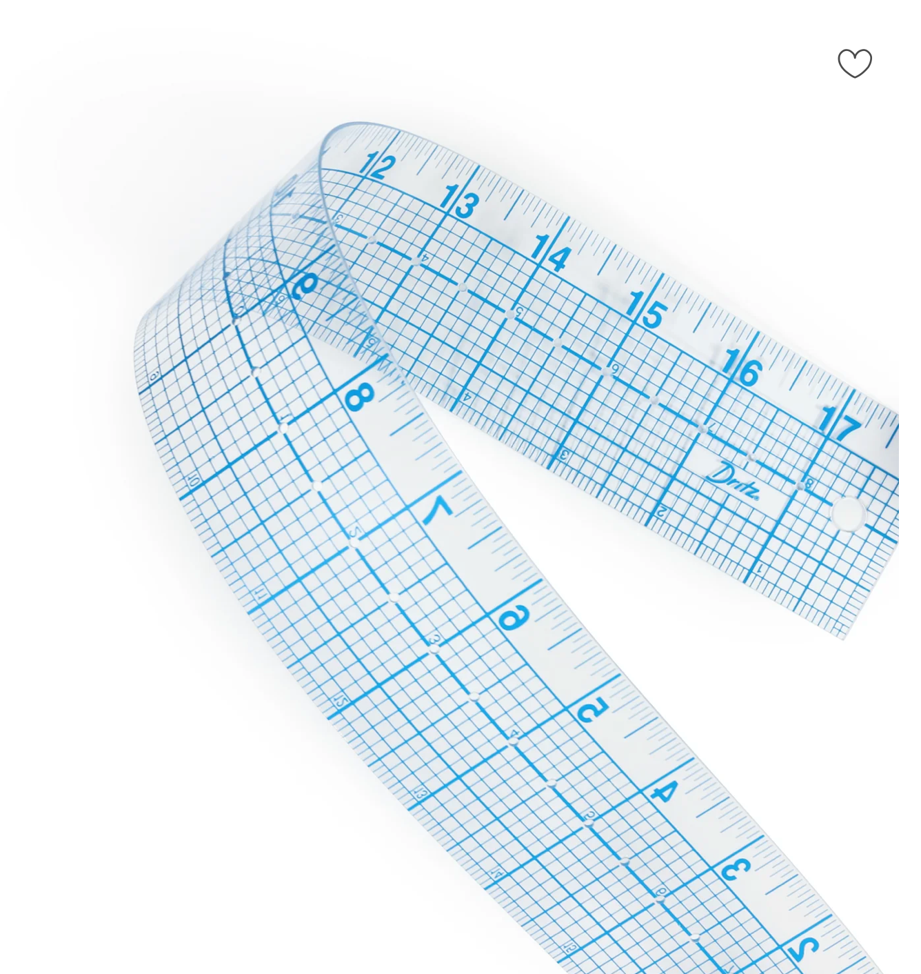 Dritz See-Thru Flexible Ruler