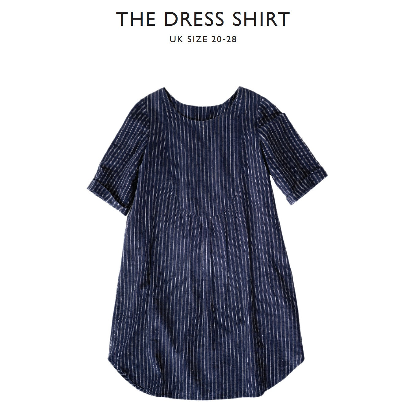 Merchant & Mills, The Dress Shirt Dress Sewing PDF Pattern, Two Size Ranges