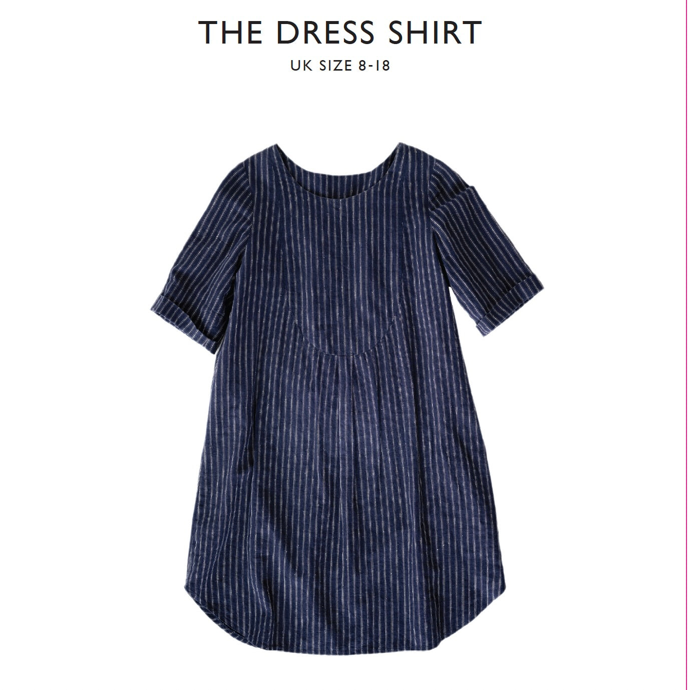 Merchant & Mills, The Dress Shirt Dress Sewing PDF Pattern, Two Size Ranges