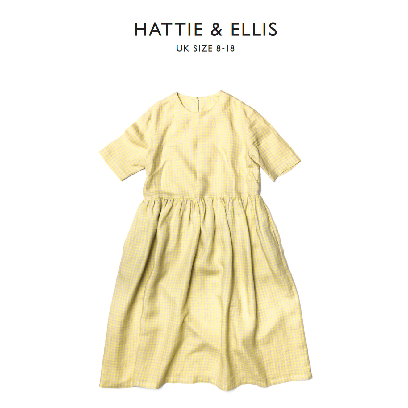 Merchant & Mills, Ellis and Hattie Dress PDF Pattern, two size ranges, with or without printing